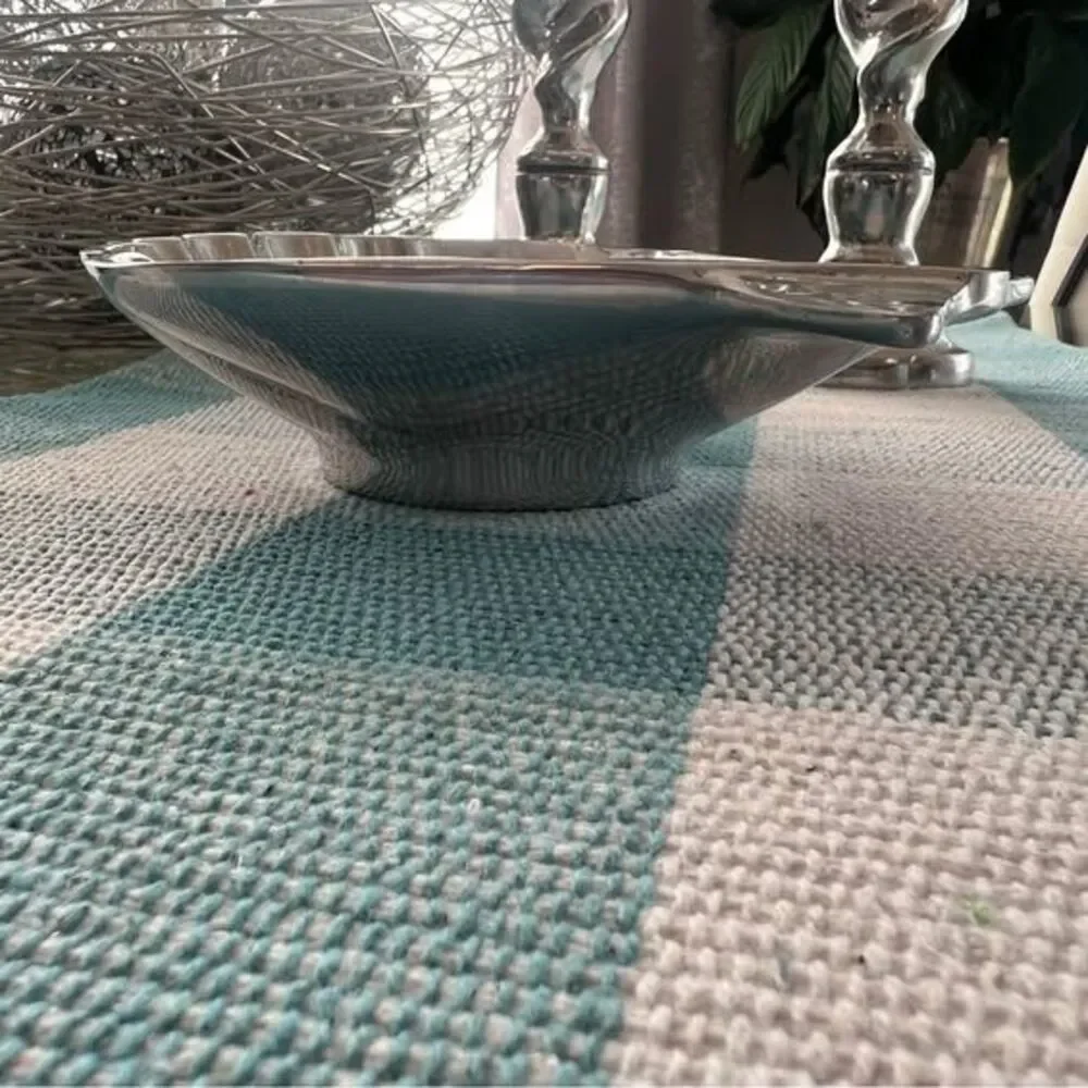 Vintage Seashell Catch All - by Mariposa [Made in Mexico] Metal